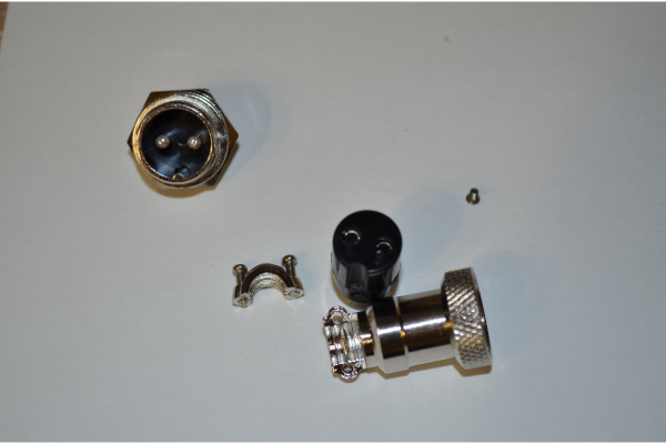 Разъём стандартный 2 pin для горелки TIG КЕДР 7200020