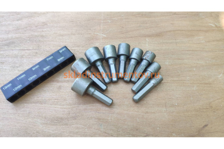 Торцевые головки в держателе, 9 предметов STAYER 26089-H9