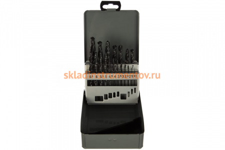 Набор сверл по металлу HSS DIN 338, 1,0-10,0 мм, 19 шт. KEIL 300500110