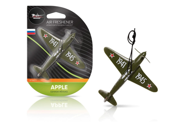 Подвесной ароматизатор Airline Самолет сочное яблоко AFSA011