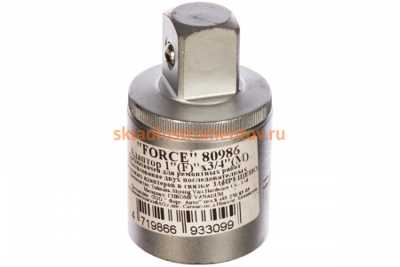 Адаптер 1" F на  3/4" M FORCE80986