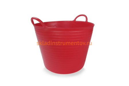 Корзина пластиковая красная №1 RUBI 25л 88706