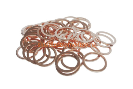 Набор медных шайб JTC размер: толщина 1.5, внутр. д. 22.2, наружн. д. 27.5 50 шт. 20181