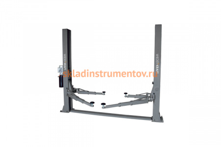 Двухстоечный подъемник с нижней синхронизацией WIEDERKRAFT трёхсекционные лапы, 4000 кг WDK-522N/220