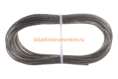 Металлополимерный трос СИБРТЕХ прозрачный ПР-2,5 47627