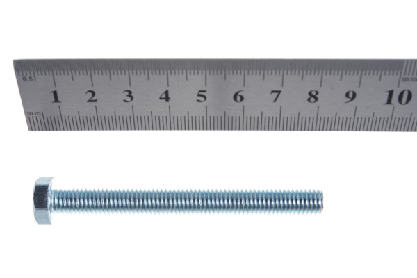 Болт ЗУБР ГОСТ 7798-70, M8 x 80 мм, 2 шт, кл. пр. 5.8, оцинкованный, 303086-08-080