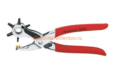 Просечные клещи с револьверной головкой Rennsteig никелированные RE-1042204