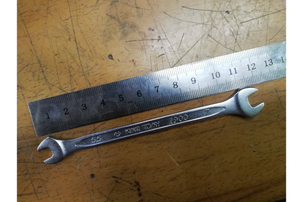 Рожковый ключ 5.5x7мм KING TONY 19005507