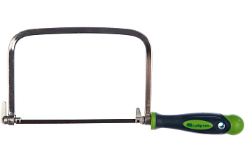 Лобзик, 170х120 мм двухкомпонентная рукоятка + 5 полотен СИБРТЕХ 24025