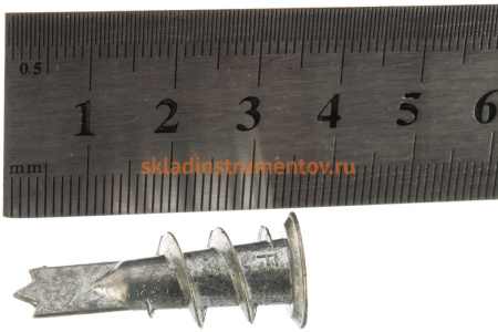 Дюбель для гипсокартона 50 шт. (33 мм; ТФ5) ЗУБР 4-301285