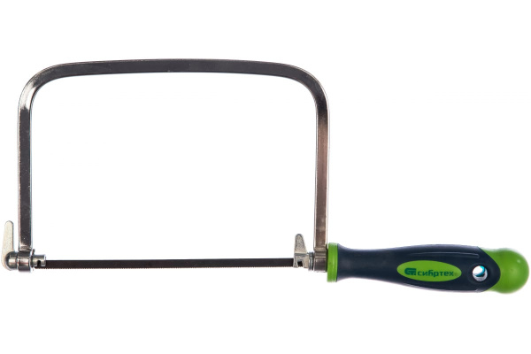 Лобзик, 170х120 мм двухкомпонентная рукоятка + 5 полотен СИБРТЕХ 24025