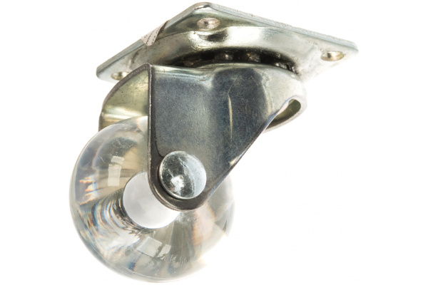 Колесная опора без тормоза, с площадкой для крепления JET 3020A D35мм прозрачный FF3020A.035TP99