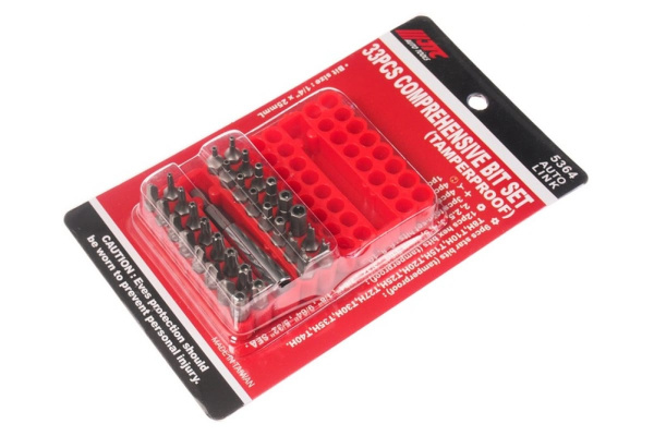 Набор вставок с держателем, в боксе 1/4 DR 33шт JTC 5364