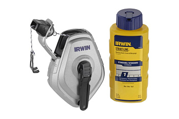 Разметочный шнур MACH6 30M + синий мел 113Г Irwin 10507684