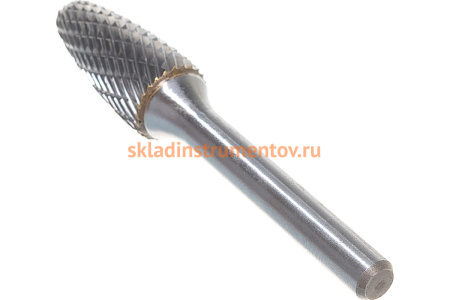 Борфреза твердосплавная гиперболическая со сферическим торцом (12х25 мм; хвостовик 6 мм) ПНЕВМО-ТРЕЙД F1225-M06