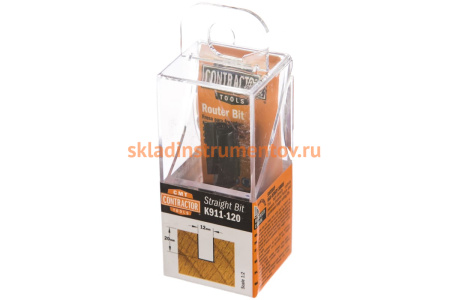 Фреза концевая пазовая Contractor (12x20x50 мм; Z=2) CMT K911-120