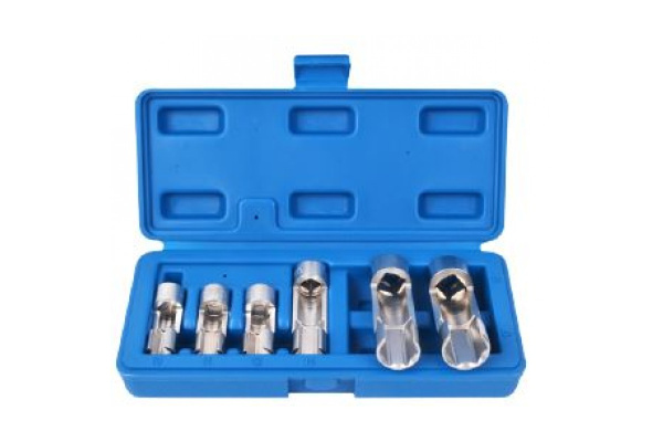 Набор головок разрезных в кейсе (6 шт; 3/8 1/2) ROCKFORCE RF-4011056