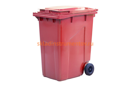 Мусорный контейнер Тара.ру 360л, красный 19737 Мусорный контейнер Тара.ру 360л, красный 19737