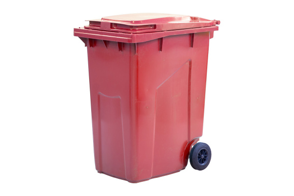 Мусорный контейнер Тара.ру 360л, красный 19737 Мусорный контейнер Тара.ру 360л, красный 19737