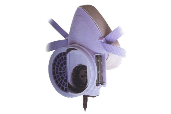 Респиратор с вентилятором AIST 91110013, в наборе с 2 картриджами, 00-00007625