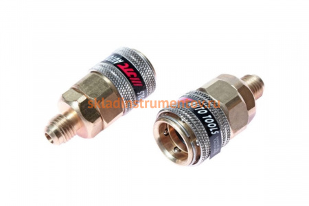 Набор адаптеров быстросъемных к заправочной станции R-134a 2 предмета JTC-1137