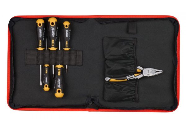 Набор отверток Felo Ergonic SL, PH, PZ с плоскогубцами 180 мм, в сумке 40096604