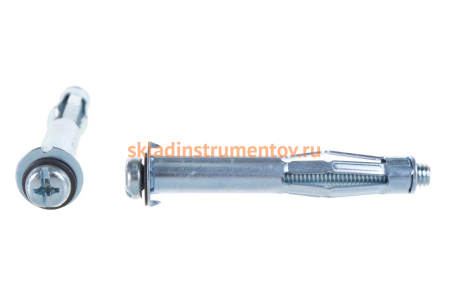 Анкер для пустотелых материалов Зубр МОЛЛИ 13 мм х M8 x 80 мм, 35 шт, оцинкованный 302472-08-080