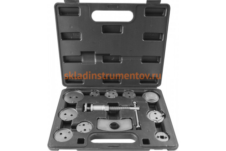 Приспособление для возврата поршней цилиндров дисковых тормозов THORVIK ACPTK12 в наборе, 12 предметов 52316