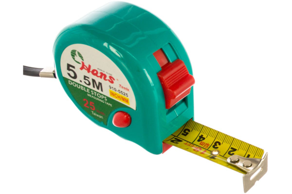 Рулетка 5.5м Hans 910-5525