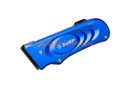 Выдвижной нож с трапециевидным лезвием ЗУБР ЭКСПЕРТ 09225