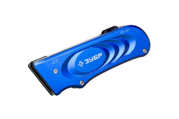 Выдвижной нож с трапециевидным лезвием ЗУБР ЭКСПЕРТ 09225