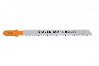 Полотна по дереву, ДСП, ДВП STAYER (2 шт; 75х2.5 мм; HCS; Т-хвост.; Т101В) для электролобзика 15990-2.5_z02