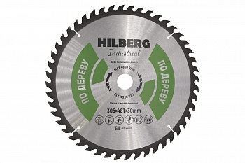 Диск пильный Industrial Дерево (305x30 мм; 48Т) Hilberg HW305