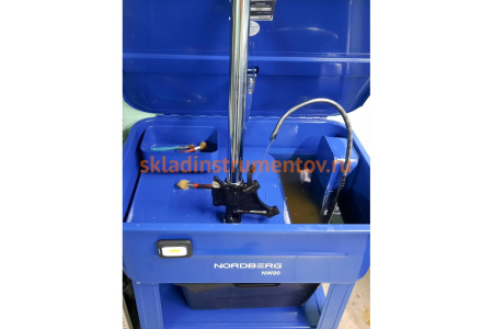 Установка для мойки деталей NORDBERG NW90 75л с электрическим насосом