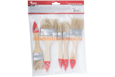 Набор кистей КУРС 5шт. 00915