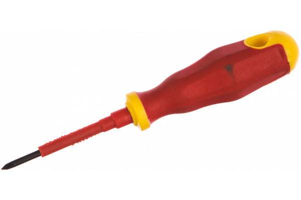 Диэлектрическая отвертка STAYER до 1000 Вт PH0x60 мм 25142-0-06