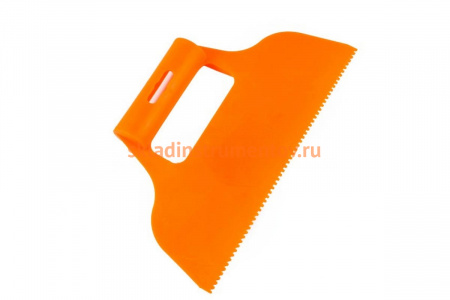 Шпатель для клея РемоКолор пластмассовый, зубчатый, 230мм, зуб 2х2мм, 12-2-212