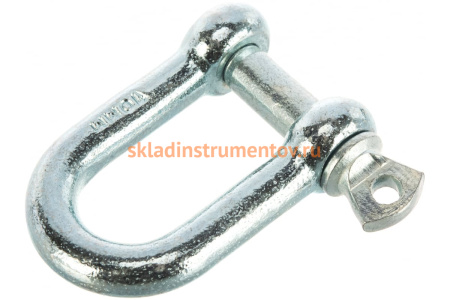 Такелажная скоба ЗУБР, 10мм, 1 шт, тип прямой, оцинкованная, 304516-10 Такелажная скоба ЗУБР, 10мм, 1 шт, тип прямой, оцинкованная, 304516-10