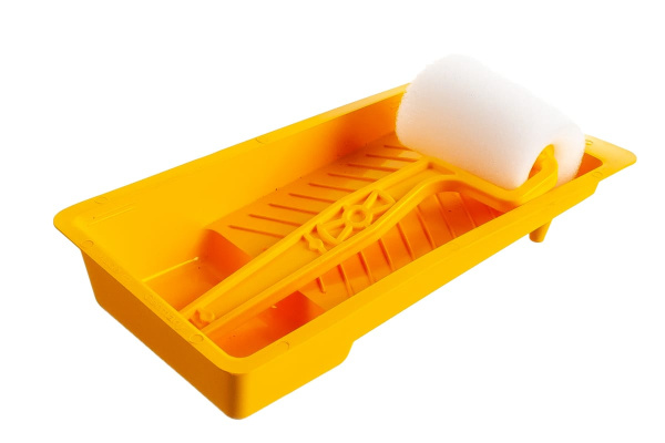 Набор малярный, 2 предмета: мини-валик Мольтопрен, кювета 200x100 мм РемоКолор 04-8-501