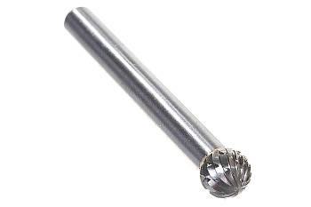 Борфреза твердосплавная сферическая с двойной насечкой (8х7 мм; хвостовик 6 мм) ПНЕВМО-ТРЕЙД D0807-M06