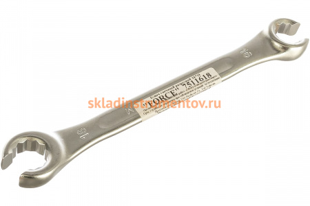 Гаечный разрезной ключ 16х18 FORCE 7511618