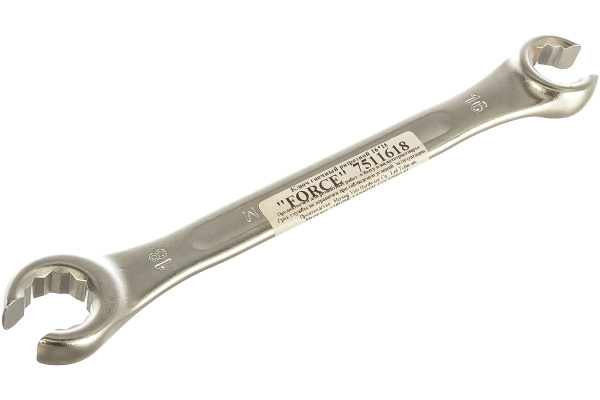 Гаечный разрезной ключ 16х18 FORCE 7511618