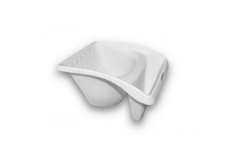 Ковш для краски DECOR 180х125х225 мм, 1,2л белый 670-2207