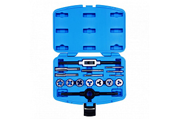 Набор метчиков и плашек KING TONY SK5 M3-M12, кейс, 16 предметов 12916MQ1