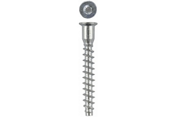 Винт-конфирмат оцинкованный 2500 шт. (6.4х50 мм) Зубр 4-308050-64-050