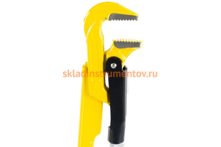 Трубный кованый рычажный ключ с прямыми губками №1, 1" STAYER PROFI 27311-1