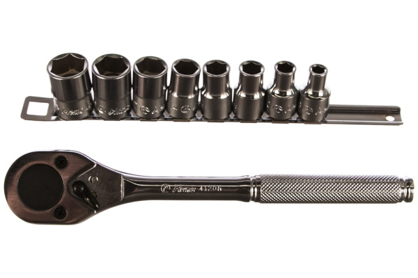 Комплект 6-гранных головок с трещоткой на 1/2" Hans 46139