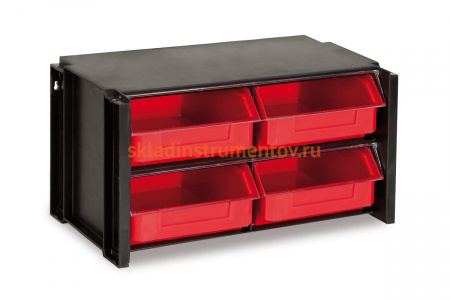 Составная полка 360x170x190мм, 4 выдвижные ячейки 160х170х80мм Tayg 304002