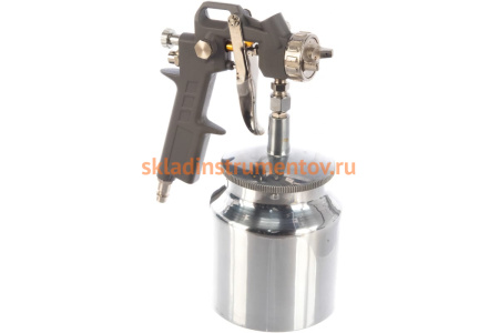 Пневматический краскопульт с нижним бачком QUATTRO ELEMENTI 770-827