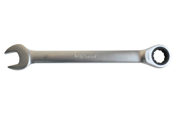 Комбинированный ключ с трещоткой 21мм AV Steel AV-315021